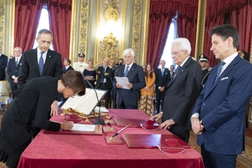 Giuramento del Ministro BONETTI